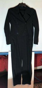 COS Double Breasted long sleeve jumpsuit black size 6